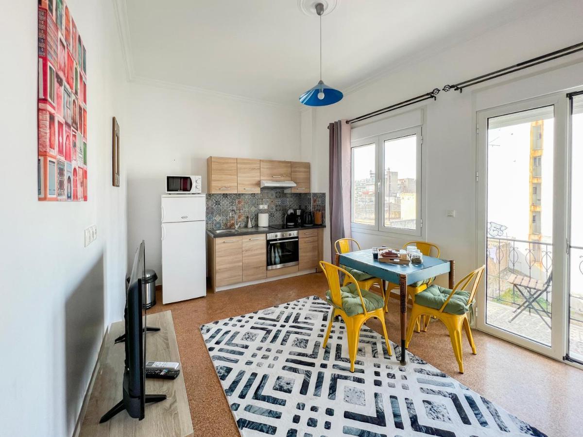 Soho Artsy 55Sqm Apt With Acropolis View Apartment Athena Bagian luar foto