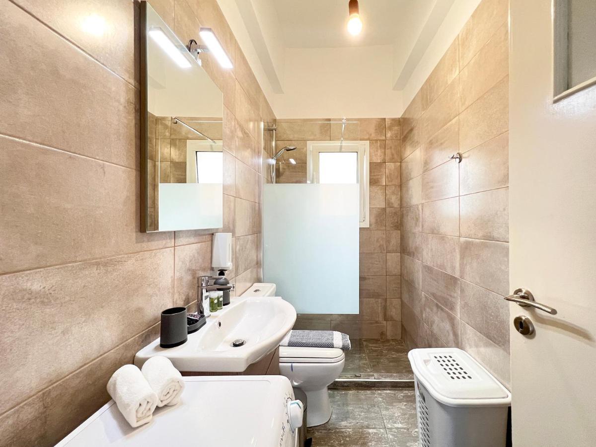 Soho Artsy 55Sqm Apt With Acropolis View Apartment Athena Bagian luar foto