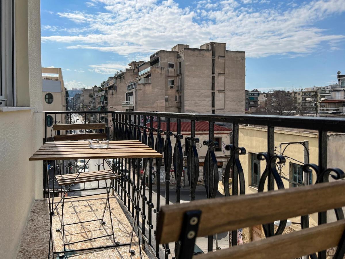 Soho Artsy 55Sqm Apt With Acropolis View Apartment Athena Bagian luar foto
